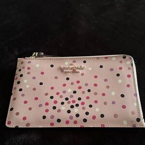 Kate Spade Multicolor Polka Dot Wristlet